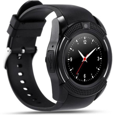 

Techno Frost C6 Bluetooth Sim enabled Black Smartwatch(Black Strap Regular)