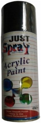 

Just Spray HEAT RESSTANCE FLAT (MATT) BLACK UPTO 600 C/1200 F Acrylic Spray Paint 400 ml(Pack of 1)