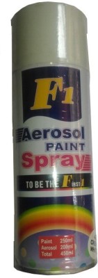 F1 White Cream Spray Paint 450 ml(Pack of 1)