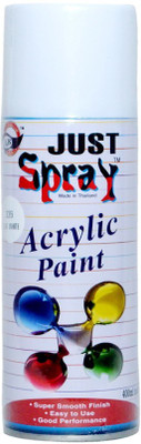 

Just Spray FLAT (MATT) WHITE Acrylic Spray Paint 400 ml(Pack of 1)