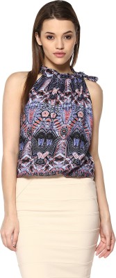 MAYRA Casual Sleeveless Printed Women Multicolor Top