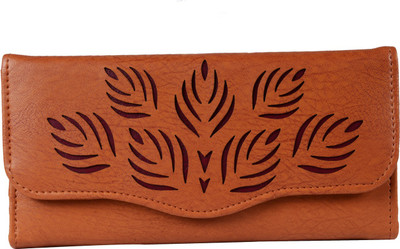 

Fristo Girls Casual Tan, Black Artificial Leather Wallet(6 Card Slots)