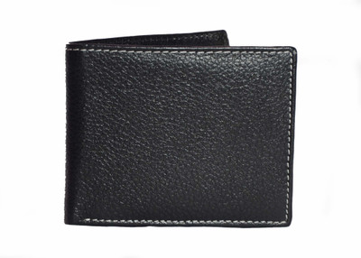 

Aller Men Black Genuine Leather Wallet(8 Card Slots)