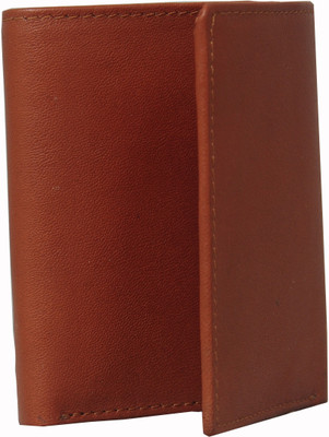 

Adams Men Tan Genuine Leather Wallet(6 Card Slots), Tan-11