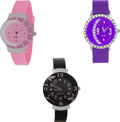 View CM Beautiful Stylish Multicolor Dial Rich Look Glory Latest Collection 015 Stylish Pattern Corporate Imperial Analog Watch  - For Women Wrist Watches Price Online(CM)