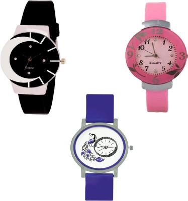 CM Beautiful Stylish Multicolor Dial Rich Look Glory Latest Collection 002 Analog Watch  - For Women   Watches  (CM)