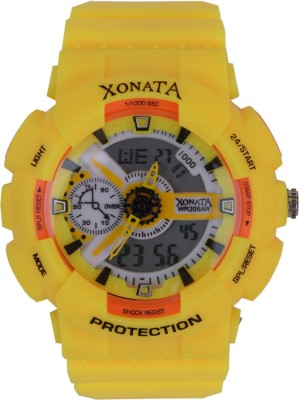 Creator Xonata WR 20 Bar Yellow Sport Protection Analog-Digital Watch  - For Boys & Girls   Watches  (Creator)