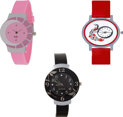 View CM Beautiful Stylish Multicolor Dial Rich Look Glory Latest Collection 01 Stylish Pattern Corporate Imperial Analog Watch  - For Women Wrist Watches Price Online(CM)
