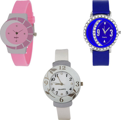 View CM Beautiful Stylish Multicolor Dial Rich Look Glory Latest Collection 06 Stylish Pattern Corporate Imperial Analog Watch  - For Women Wrist Watches Price Online(CM)