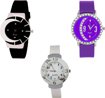 CM Beautiful Stylish Multicolor Dial Rich Look Glory Latest Collection 011 Stylish Pattern Corporate Imperial Analog Watch  - For Women   Watches  (CM)