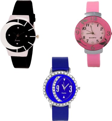 CM Beautiful Stylish Multicolor Dial Rich Look Glory Latest Collection 001 Analog Watch  - For Women   Watches  (CM)
