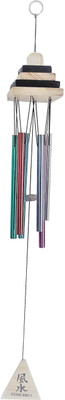 

Parampara Bronze, Wooden Windchime(30 inch, Multicolor)