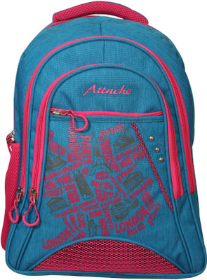 

Attache Jazz School Bag (Blue & Pink) 30 L Backpack(Multicolor)