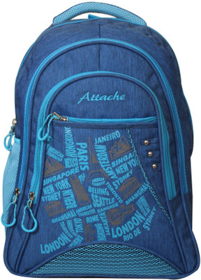 

Attache backpack12blue Waterproof Backpack(Multicolor, 30 L)