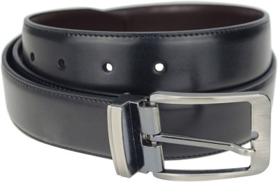 

ASHISH SURYA TRADERS Men Black Genuine Leather Belt