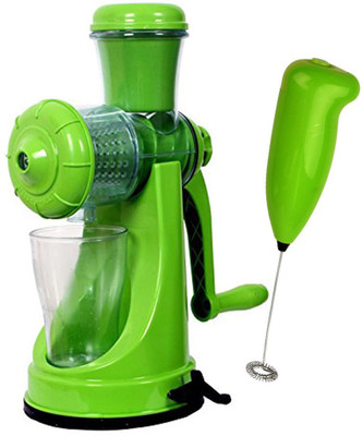 

#° DEGREES Apex Hand Juicer with Hand Blander Plastic Hand Juicer(Multicolor Pack of 2)