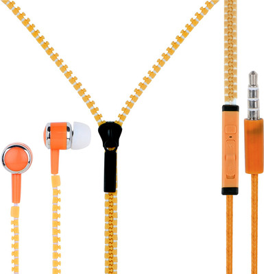 Zipper ZL0199O Wired Headset(Orange, In the Ear)