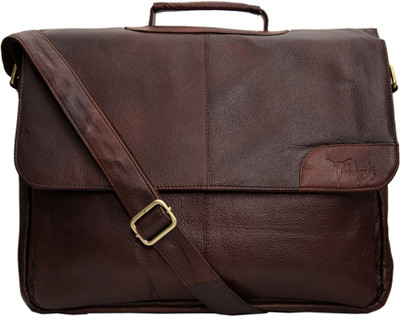 

Hidekraft 15 inch Laptop Messenger Bag(Brown)