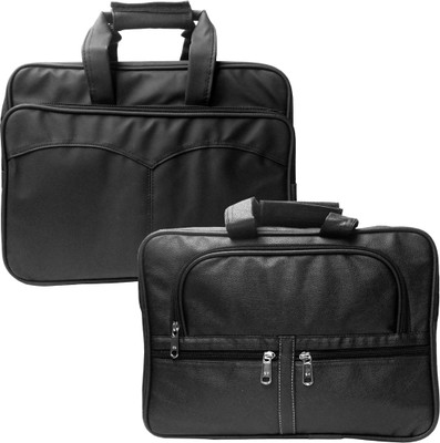 

Stylcozy 17 inch Expandable Laptop Messenger Bag(Multicolor), Black