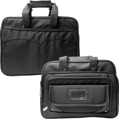 

Stylcozy 17 inch Expandable Laptop Messenger Bag(Multicolor), Black