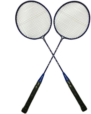 

Heega Heega Swing Badminton Racket (blue,black) Blue, Black Strung Badminton Racquet(G4 - 3.25 Inches, 85 g)