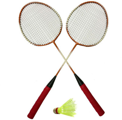 

Heega Heega spiderman Badminton Racket (white,orange,black) White, Orange, Black Strung Badminton Racquet(G4 - 3.25 Inches, 85 g), Black;orange;white