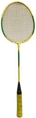 

Heega Lion king Badminton Racket (blue,black) Blue, Black Strung Badminton Racquet(G4 - 3.25 Inches, 85 g)