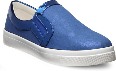 

Flat n Heels Slip On Sneakers For Women(Blue