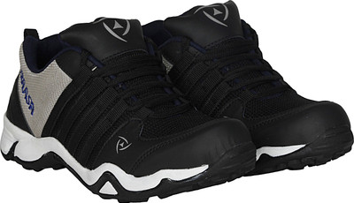 Kraasa Sports Running Shoes For Men(Black, Grey, Black::blue
