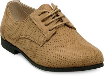 

Flat n Heels Canvas Shoes For Women(Tan