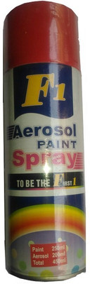 F1 Orange, Red Spray Paint 450 ml(Pack of 1) available at flipkart for Rs.128