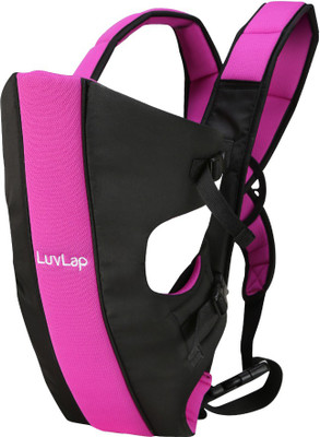 

LuvLap Sunshine Baby Carrier(Black & pink, Front Carry facing in)