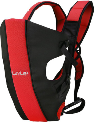 

LuvLap Sunshine Baby Carrier(Black &Red, Front Carry facing in)