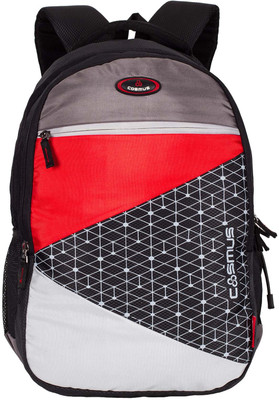 

Cosmus Colors Black School Bag 40 L Backpack(Multicolor), Black;white