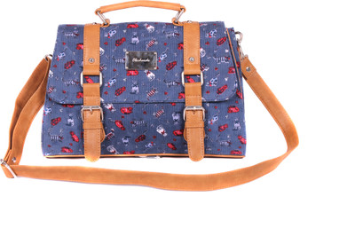 

Clocharde Clocharde Blue P.U. Sling Bag Sling Bag(Blue, 5 L)