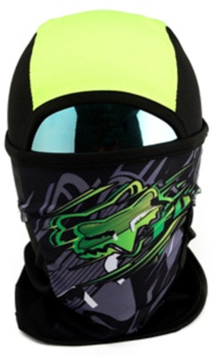 balaclava Green Bike Face Mask for Men & Women(Size: Free, Balaclava)