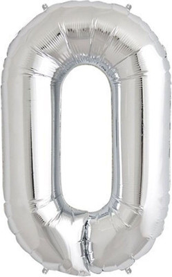 

Funcart Solid 30'' Foil Balloon Letter "O" of Alphabets - Silver Balloon(Silver, Pack of 1)