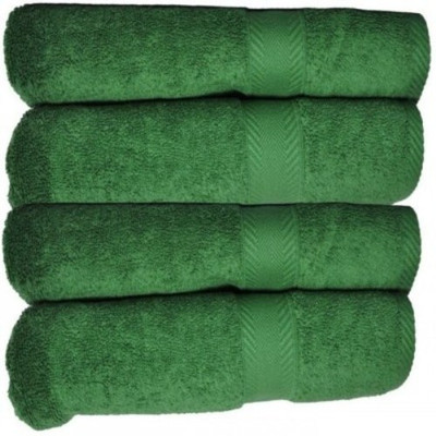 

Shopping Store Cotton 450 GSM Bath Towel(Pack of 4, Green)