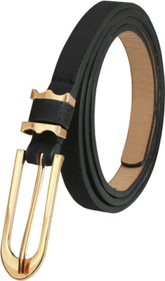 

TRUZZO Girls Gold, Black Artificial Leather Belt, Black;golden