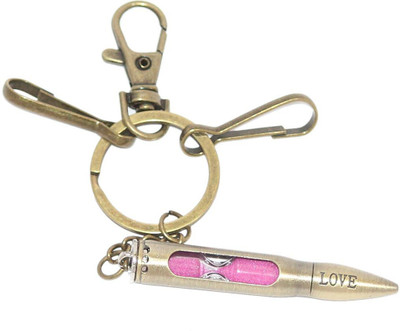 

Aura Imported Sandtimer In Metal Bullet Key Chain