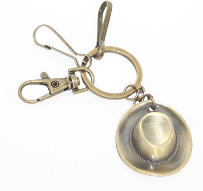 

Aura Imported Full Metal Cowboy Hat Key Chain