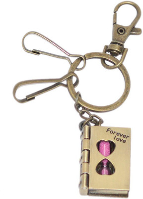 

Aura Imported Forever Love Sandtimer In Book Key Chain
