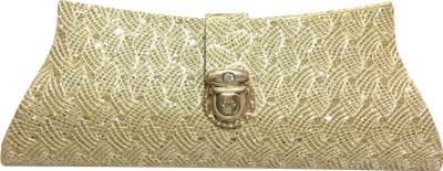 

VEENA Party Gold Clutch