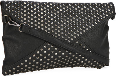 

People Casual Black Clutch