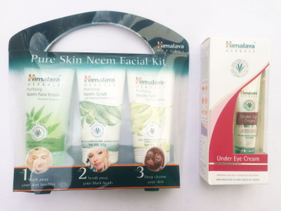 

Himalaya UNDER EYE CREAM WITH NEEM FACIAL KIT(Set of)