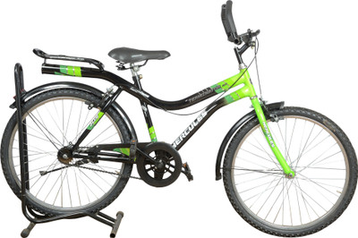 

HERCULES Terminator V2 24 Inches Single Speed Black & Green 24 T Mountain/Hardtail Cycle(Single Speed, Multicolor)