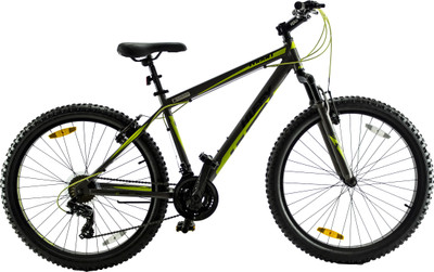

Huffy Tyrant Plus 26 Inches 21 Speed Grey 26 T Mountain/Hardtail Cycle(21 Gear, Multicolor)