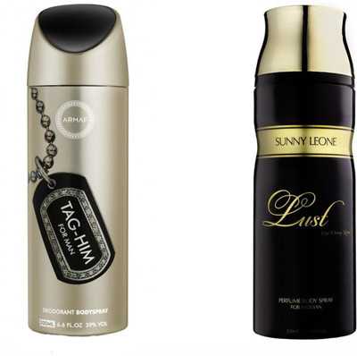 

Armaf TAGHIM::LUST WOMEN Deodorant Spray - For Men & Women(400 ml, Pack of 2)
