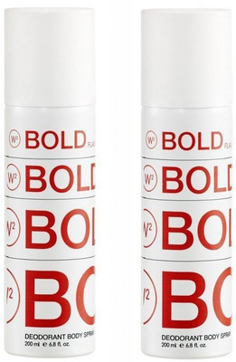 

W2 BOLD FLAUNT COMBO Deodorant Spray - For Men(400 ml)