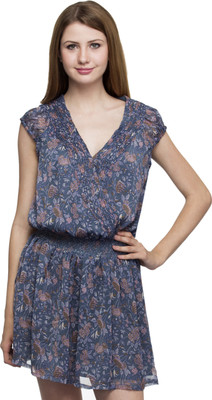 

One Femme Women's A-line Multicolor Dress, Multicolor 02